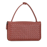 Intrecciato Zip Around Long Wallet